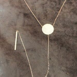 Sterling Silver Lariat Necklace